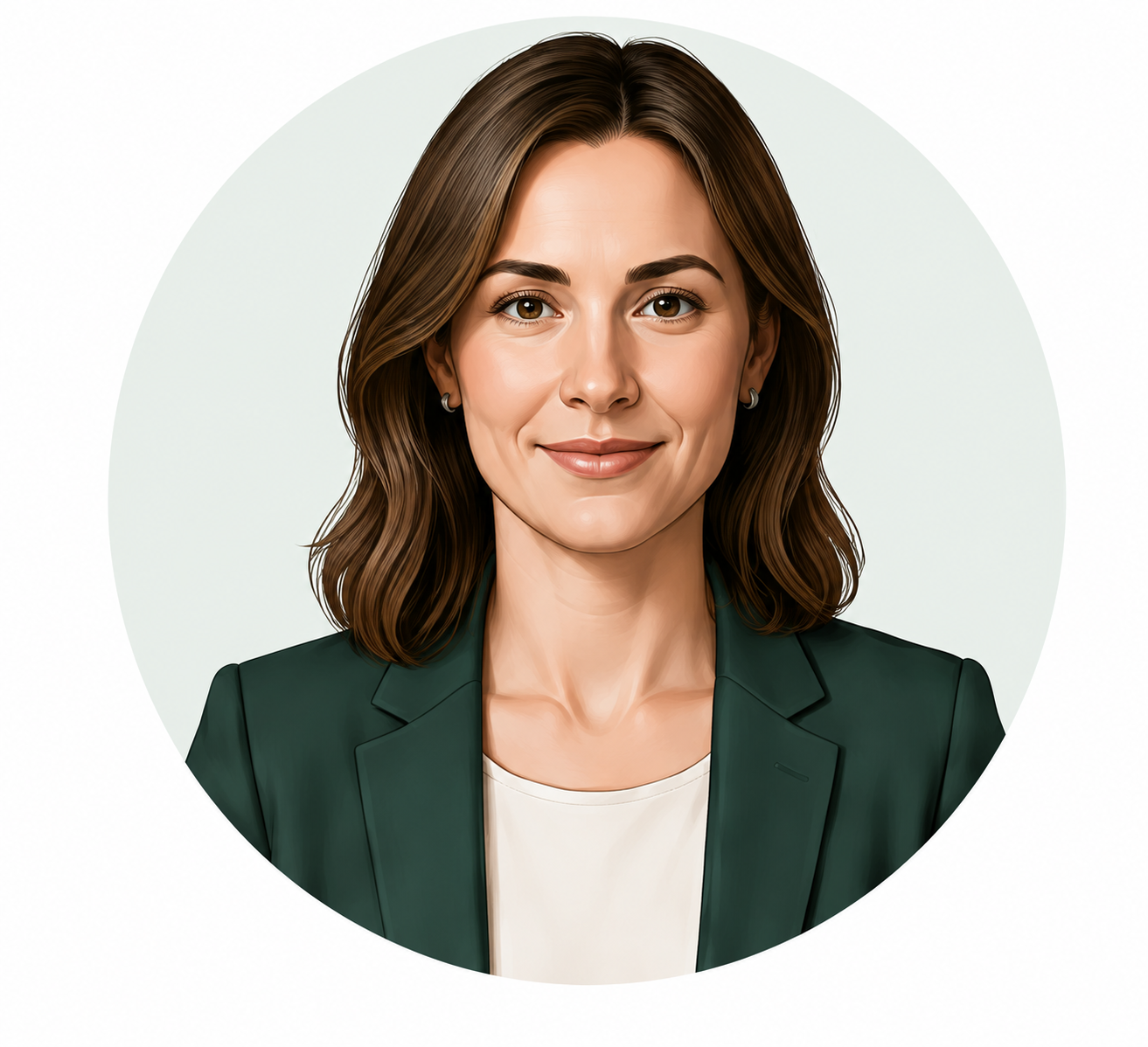 Entscheiderin mit Kaufabsicht bei der Suche nach einem Anbieter